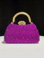 Women's Sequins Evening Bag with Chain Strap, Multiple - Image 17