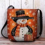 Women's Christmas Snowman Crossbody Bag -  Snowman and - Image 4