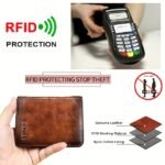 Women's RFID Blocking Faux Leather Wallet – Large - Image 21