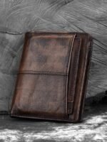 Men's RFID Blocking Bifold Wallet with Removable Card