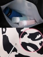 Women's Waterproof Leopard Print Travel Duffel Bag – - Image 8