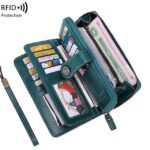 Women's RFID Blocking Faux Leather Wallet – Large - Image 2