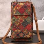 Women's Vintage Boho Phone Crossbody Bag with Adjustable