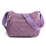 Women's Multi-Pocket Nylon Crossbody Bag – Lightweight - Image 11