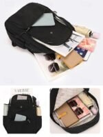 Women's Lightweight Water-Repellent Nylon Backpack with - Image 6