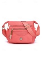 Women's Nylon Crossbody Bag with Multiple Pockets, - Image 11