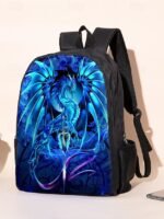 Boys' dragon themed three-piece backpack set, Including - Image 3